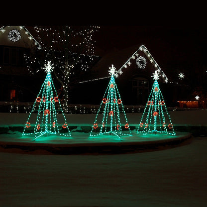 Christmas Tree With Berries LED Display