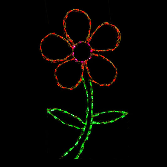 Daisy Flower LED Display - Orange