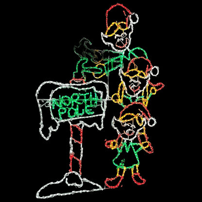 Animated North Pole Elves LED Display