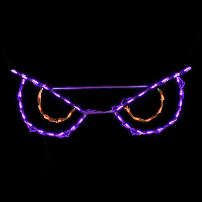 Spooky Eyes LED Display - Orange (31")