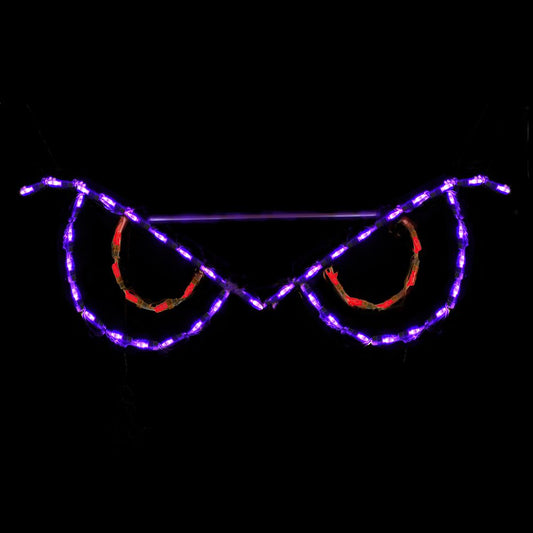 Spooky Eyes LED Display - Red (31")