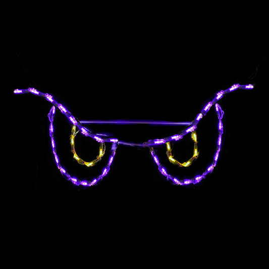 Spooky Eyes LED Display - Yellow (31")