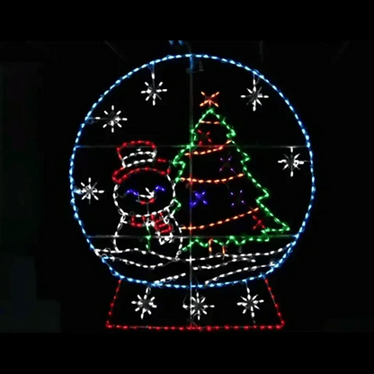 Christmas Snow Globe LED Display