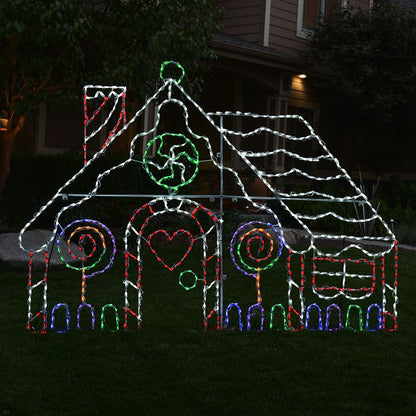 LED Gingerbread House