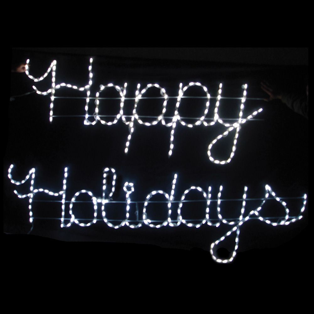 Happy Holidays LED Sign (43")