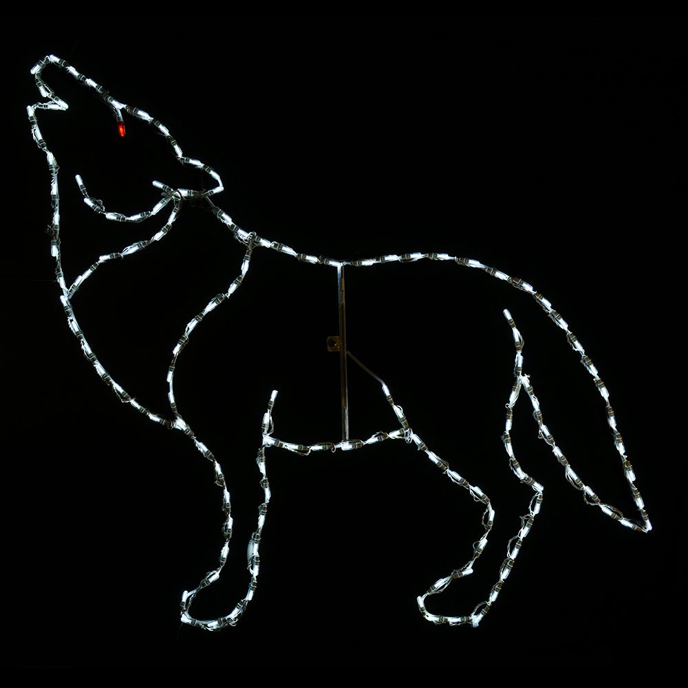 Howling Wolf LED Display (48")