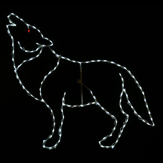 Howling Wolf LED Display (48")