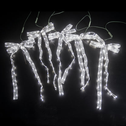 Illuma Bow Silver LED Display w/White Lights