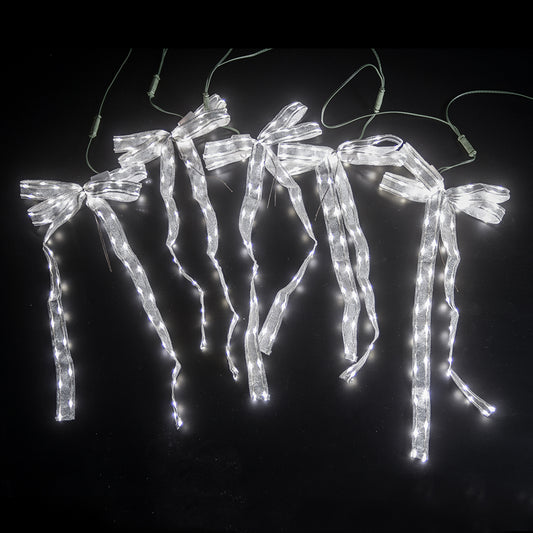 Illuma Bow Silver LED Display w/White Lights