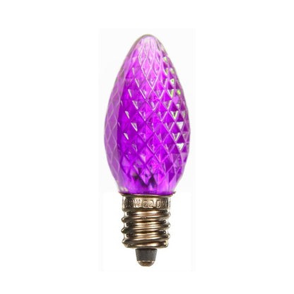 LED C7 Bulb - Faceted