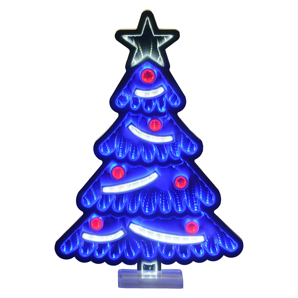 RGB Christmas Tree Infinity Light