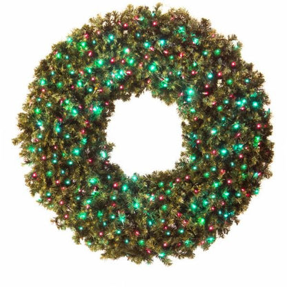 LED 60" Wreath with concave bulbs