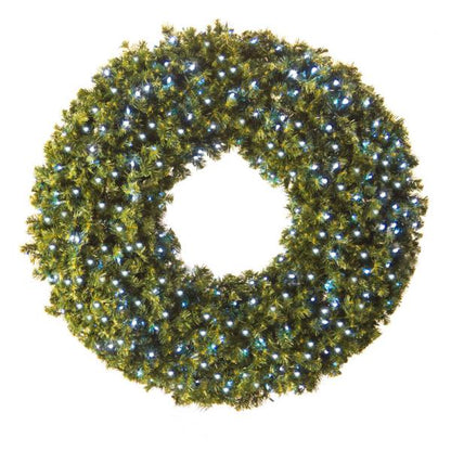 LED 60" Wreath with concave bulbs