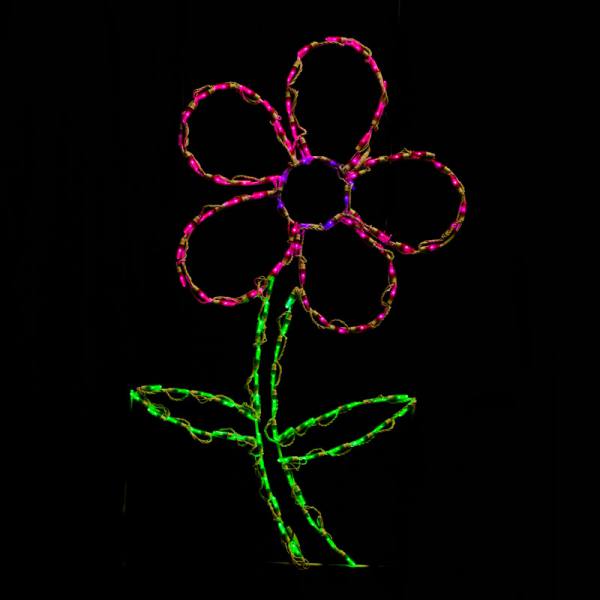 Daisy Flower LED Display - Pink