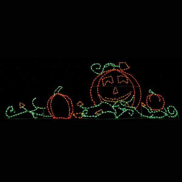 Pumpkin Patch LED Display (65")