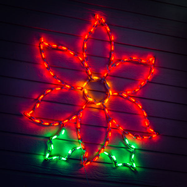 Poinsettia LED Display (30")