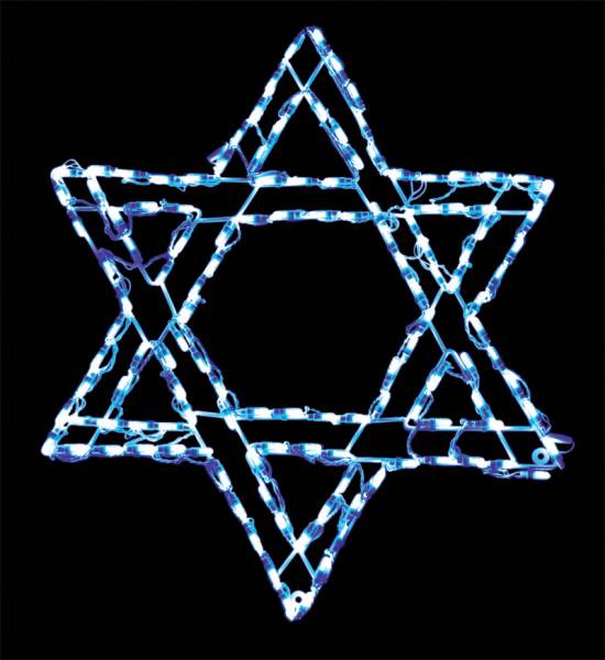 Star of David LED Display (32")