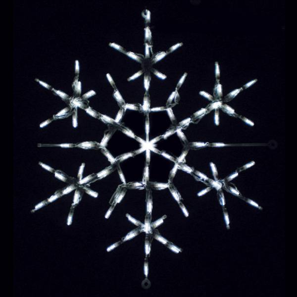Starpoint Snowflake LED Display - White (30")