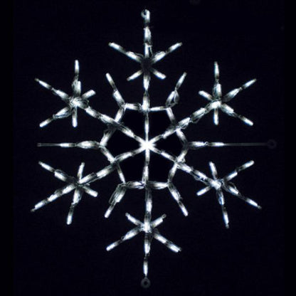 Starpoint Snowflake LED Display - White (30")