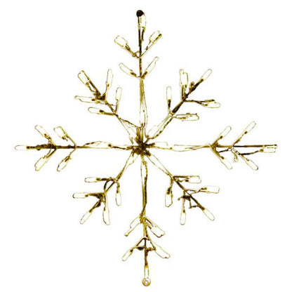 Classic Branch Snowflake LED Display - Warm White (30")