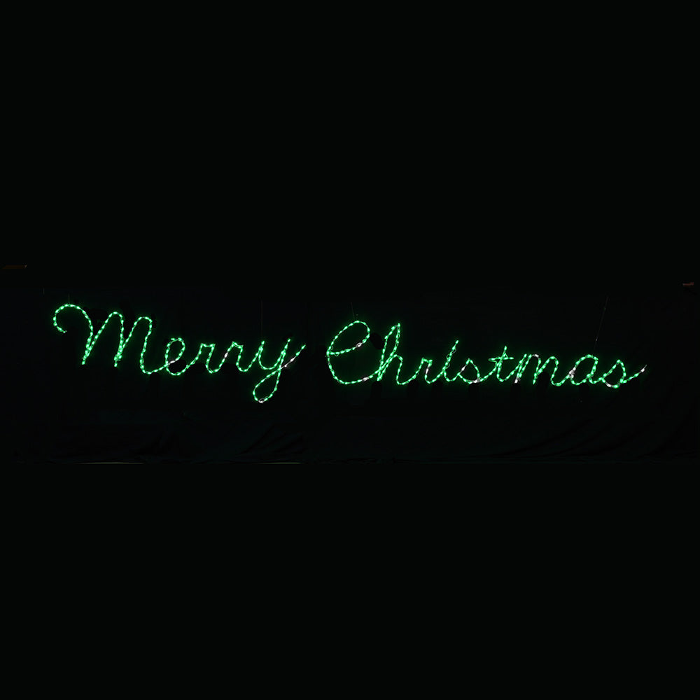 Merry Christmas LED Sign w/RGB Lights and Controller
