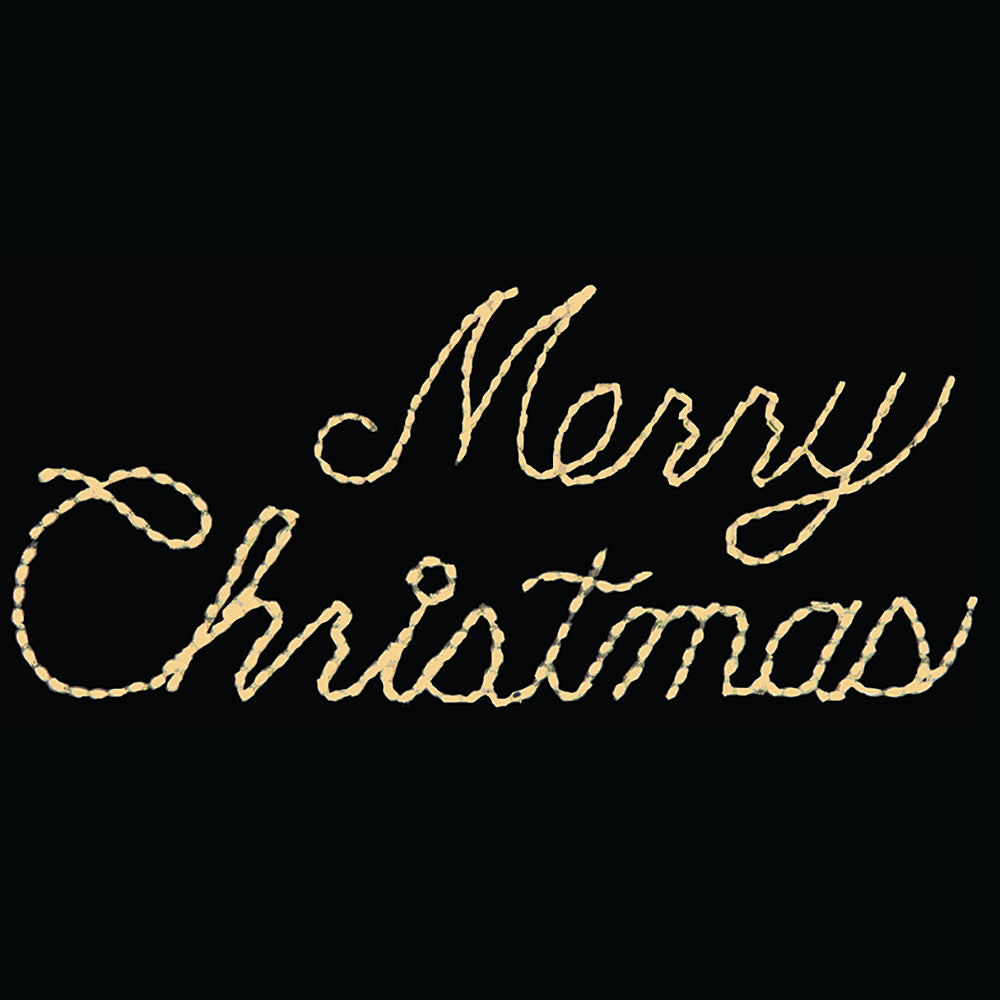 Merry Christmas LED Sign - Warm White (55")