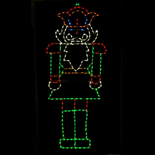 Nutcracker Toy Soldier LED Display (72")