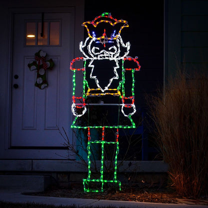 Nutcracker Toy Soldier LED Display (72")