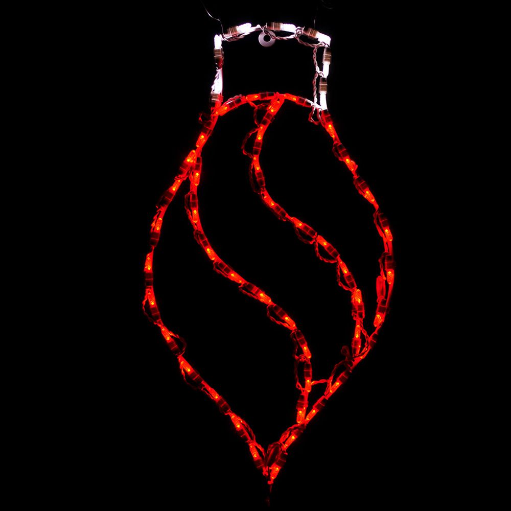 Hanging Twist Drop Ornament LED Display (26")