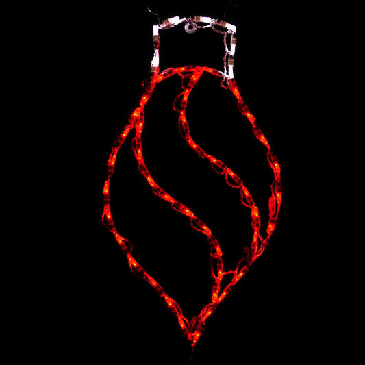 Hanging Twist Drop Ornament LED Display (26")