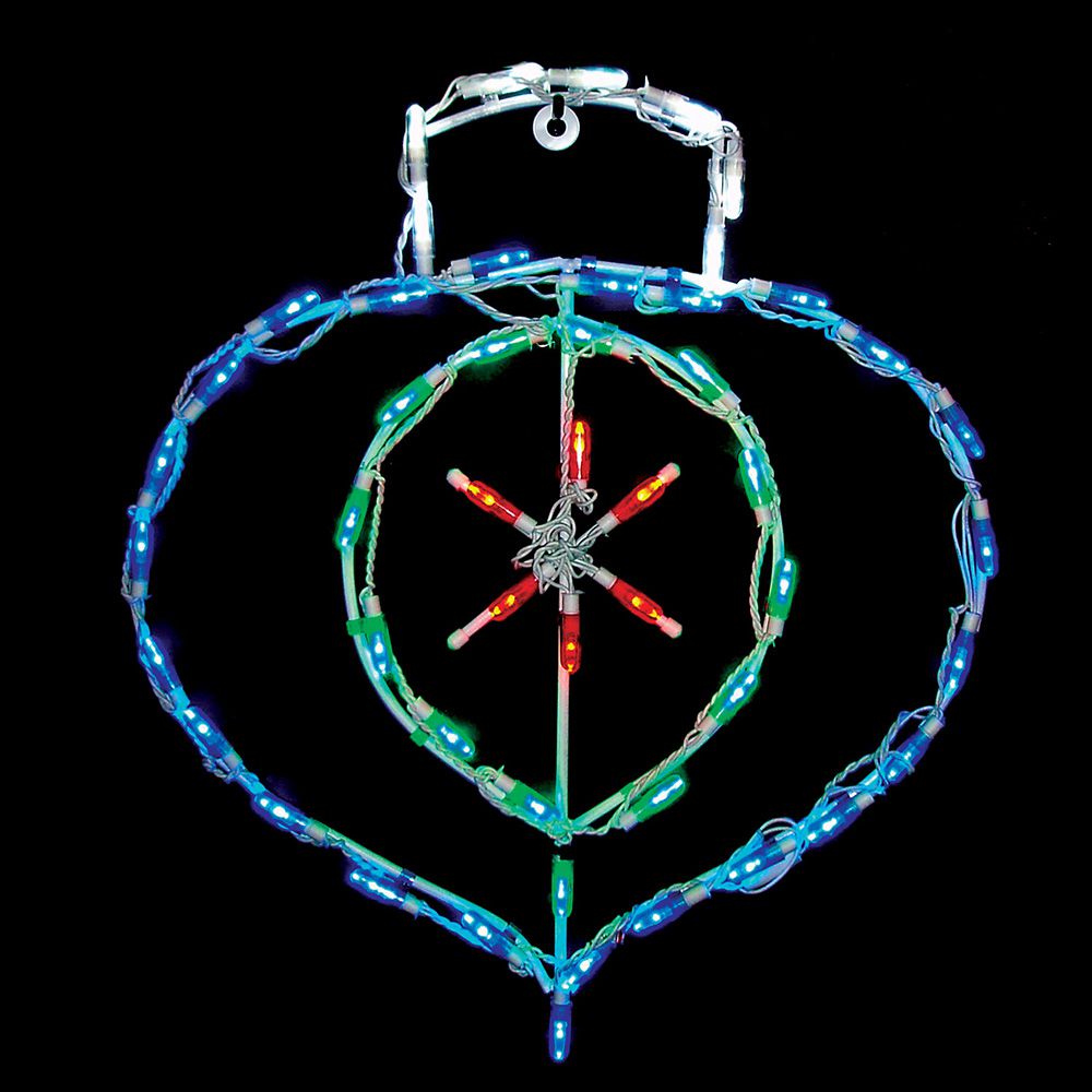 Hanging Onion Ornament LED Display (23")