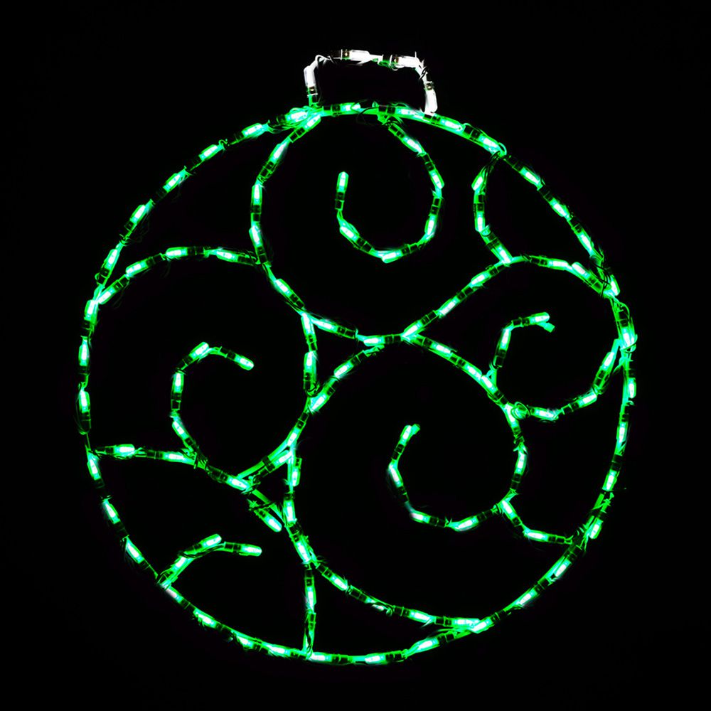 Scroll Ornament LED Display (28")