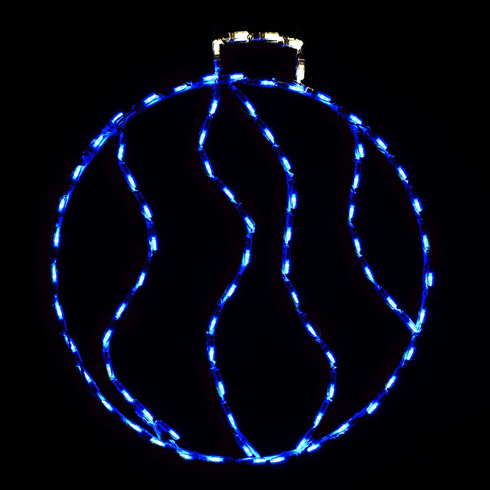 Swirl Ornament Small LED Display (28")