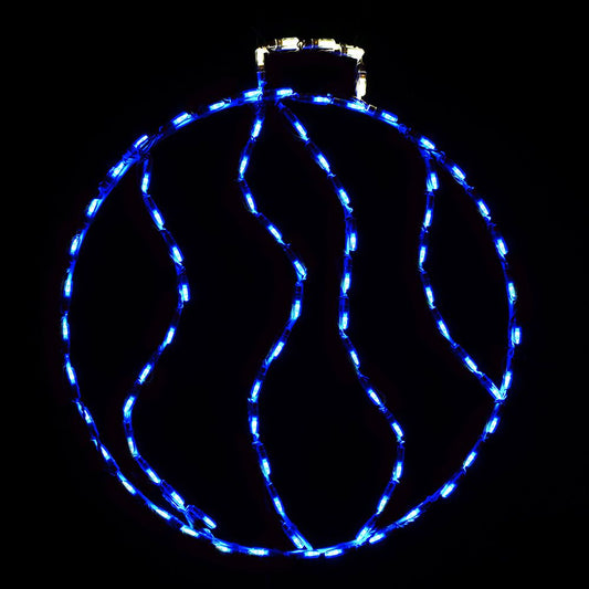 Swirl Ornament Small LED Display (28")