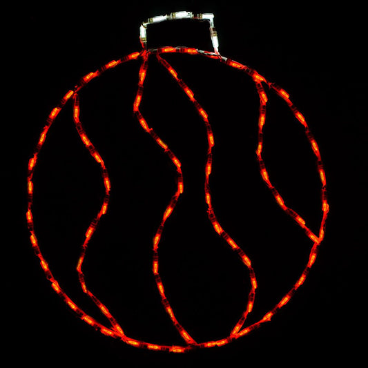 Swirl Ornament Small LED Display (28")