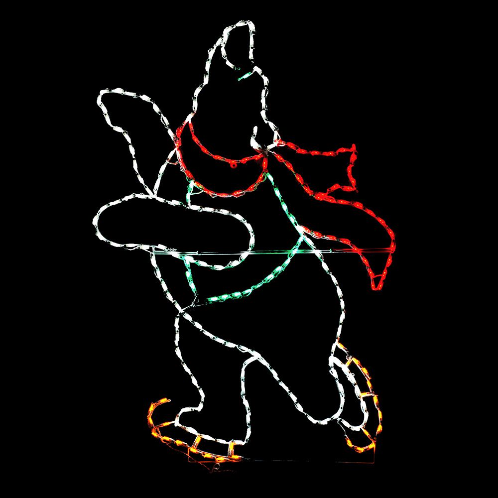 Skating Polar Bear (Boy) LED Display (45")