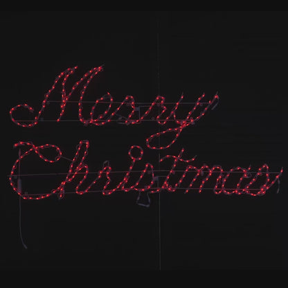 Merry Christmas RGB LED Sign - square video