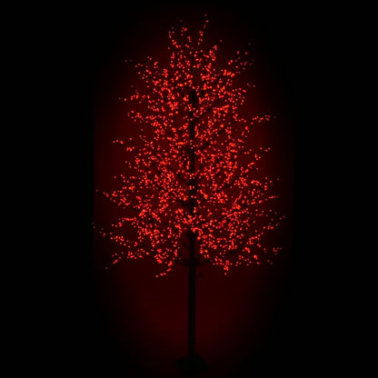 LED 12' Linden Tree, Brown Trunk, RGB Lights - App Controlled