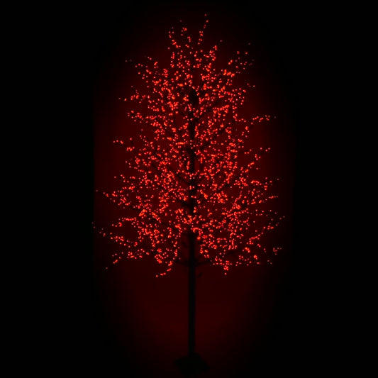 LED 12' Linden Tree, Brown Trunk, RGB Lights - App Controlled