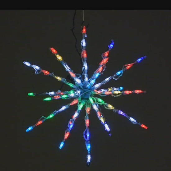 24 inch Starburst with RGB lights - square video
