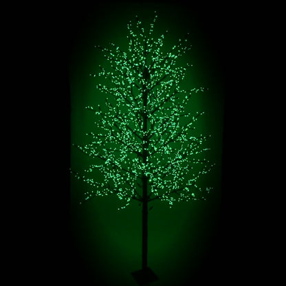 LED 15' Linden Tree, Brown Trunk, RGB Lights - App Controlled
