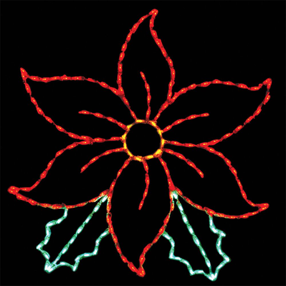 Poinsettia LED Display (47")