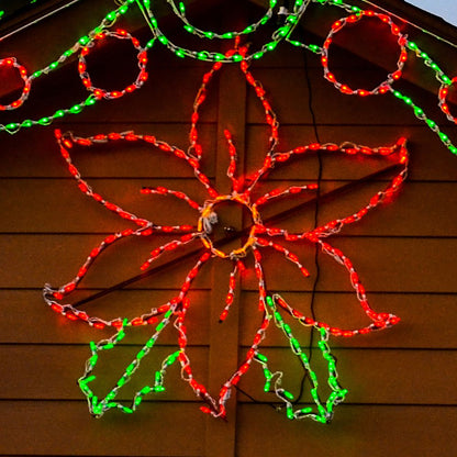 Poinsettia LED Display (47")