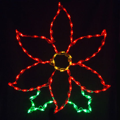 Poinsettia LED Display (30")
