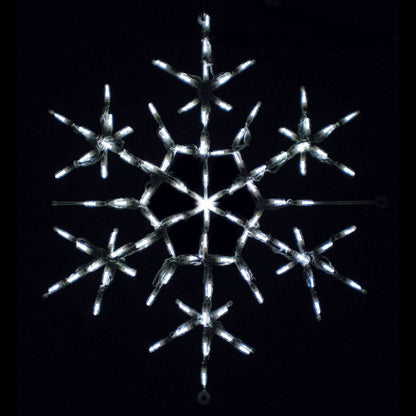 Starpoint Snowflake LED Display - White (30")