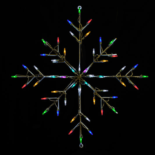 Snowflake LED Display - RGB (24")