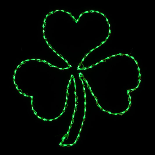 Shamrock Saint Patrick's Day LED Display (48")