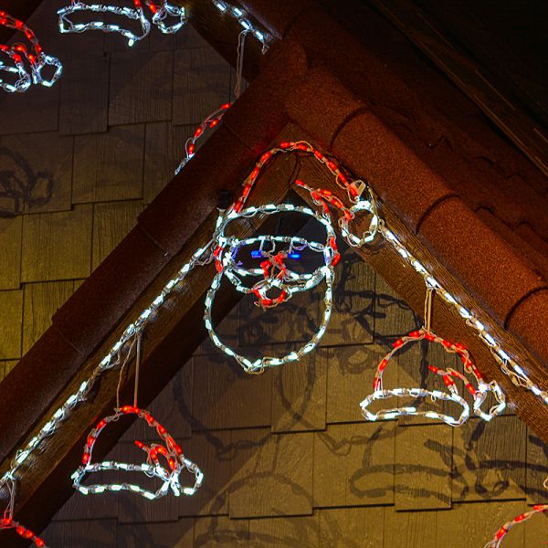 Santa with Hat LED Display