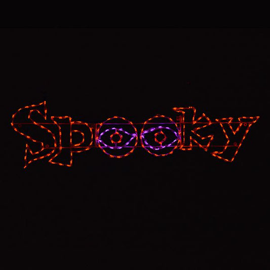 Spooky Word LED Sign (29")
