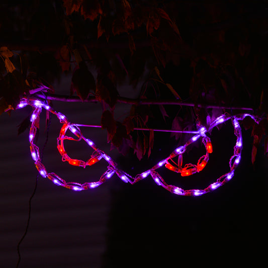 Spooky Eyes LED Display - Red